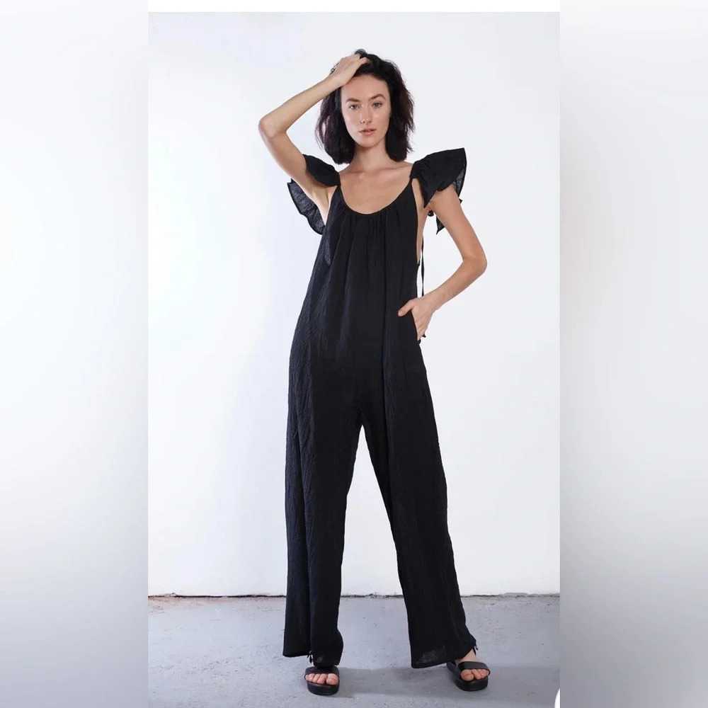 ! Shop Meg Ruffle Jump jumpsuit sz M